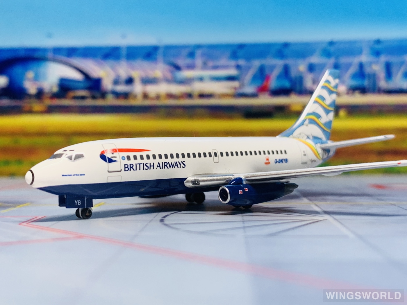 Aviation400 1:400 AV4732013 British Airways 英国航空 Boeing 737-200 G-BKYB