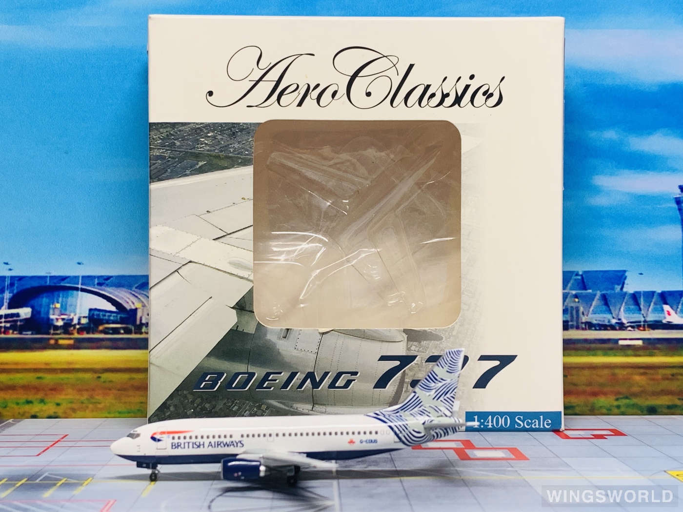 AeroClassics 1:400 AC4GODUS British Airways 英国航空 Boeing 737-300 G-ODUS