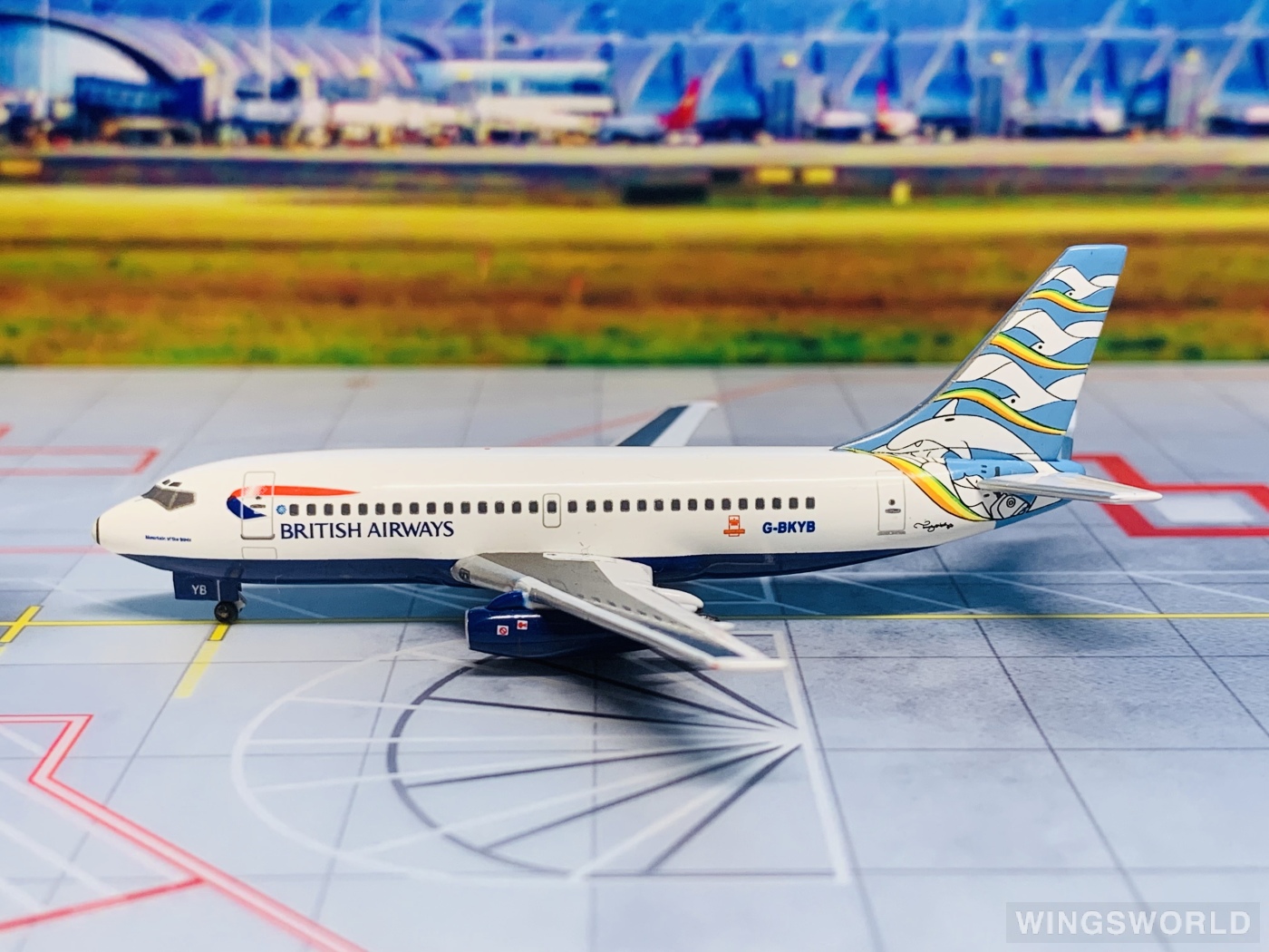 Aviation400 1:400 AV4732013 British Airways 英国航空 Boeing 737-200 G-BKYB