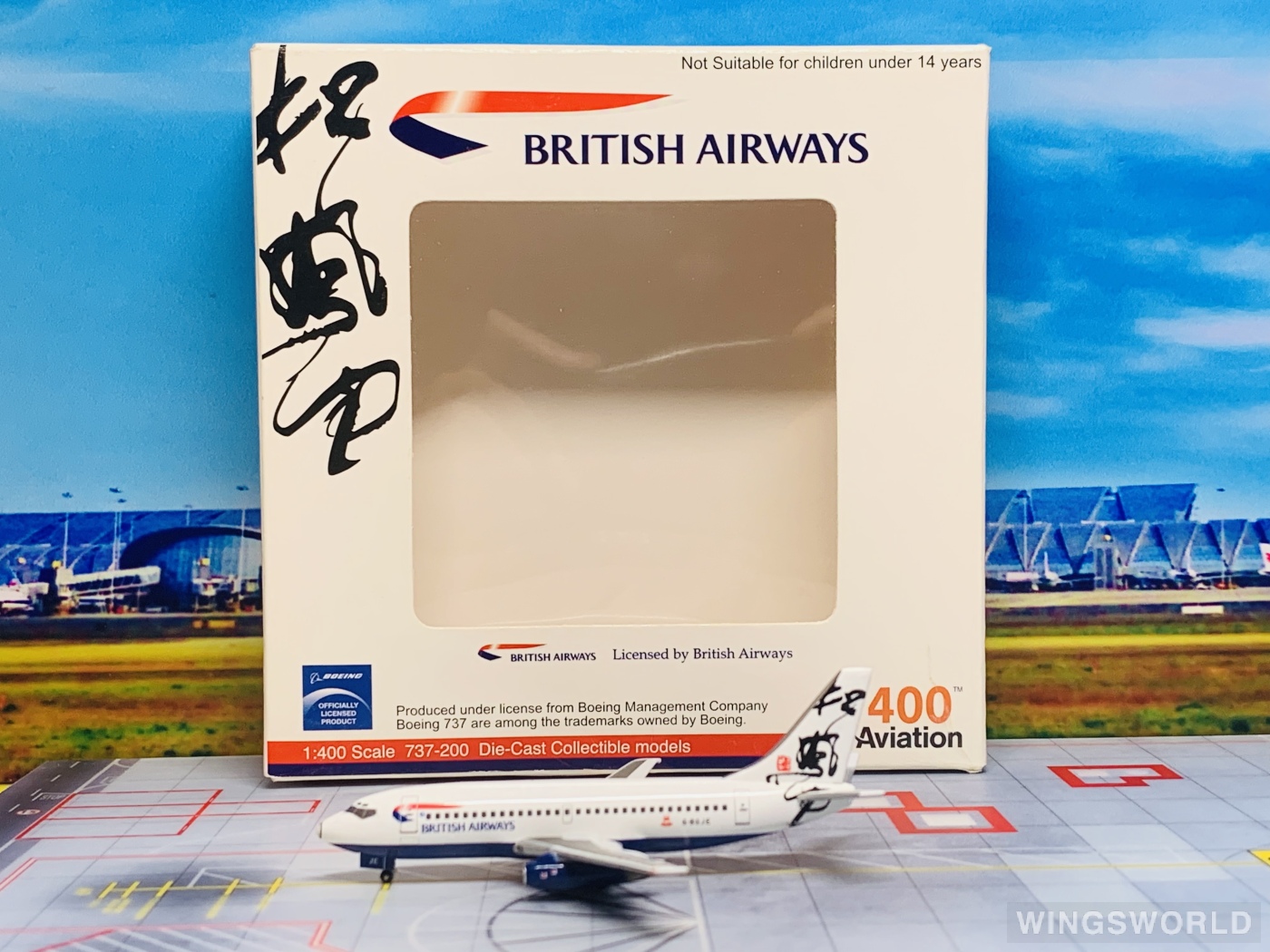 Aviation400 1:400 AV4732007 British Airways 英国航空 Boeing 737-200 G-BGJE