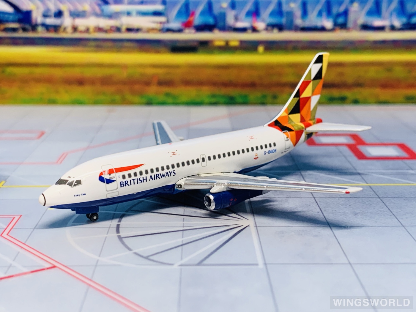 Geminijets 1:400 GJBAWSET1 British Airways 英国航空 Boeing 737-200 G-BGDE