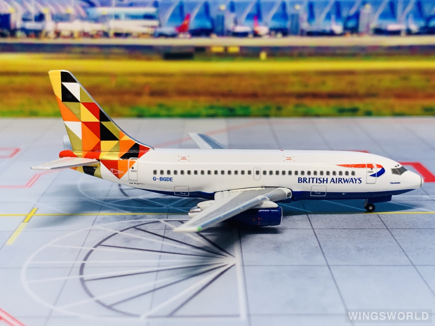 Geminijets 1:400 GJBAWSET1 British Airways 英国航空 Boeing 737-200 G-BGDE