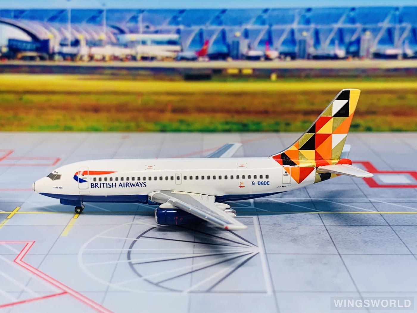 Geminijets 1:400 GJBAWSET1 British Airways 英国航空 Boeing 737-200 G-BGDE