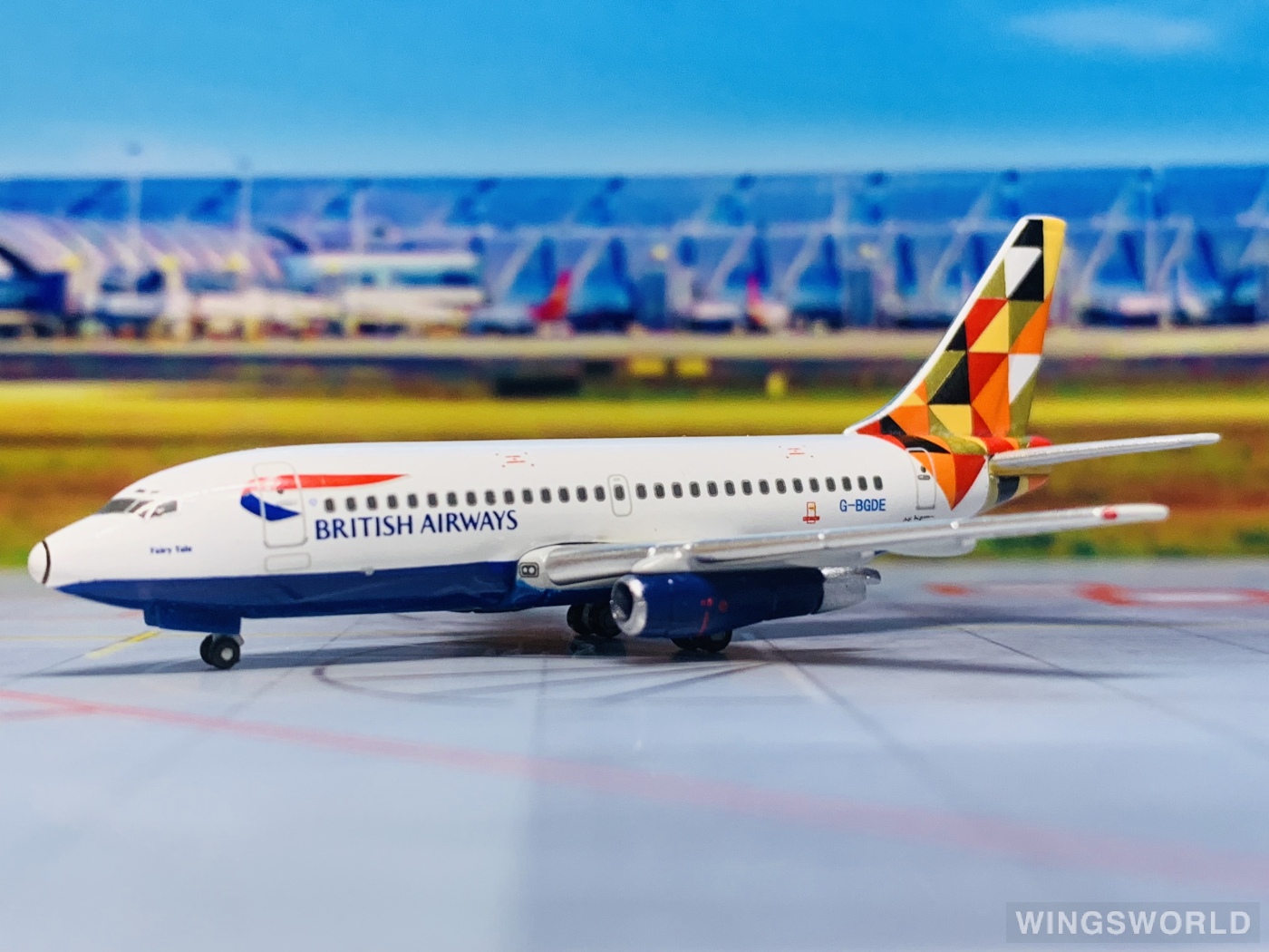 Geminijets 1:400 GJBAWSET1 British Airways 英国航空 Boeing 737-200 G-BGDE