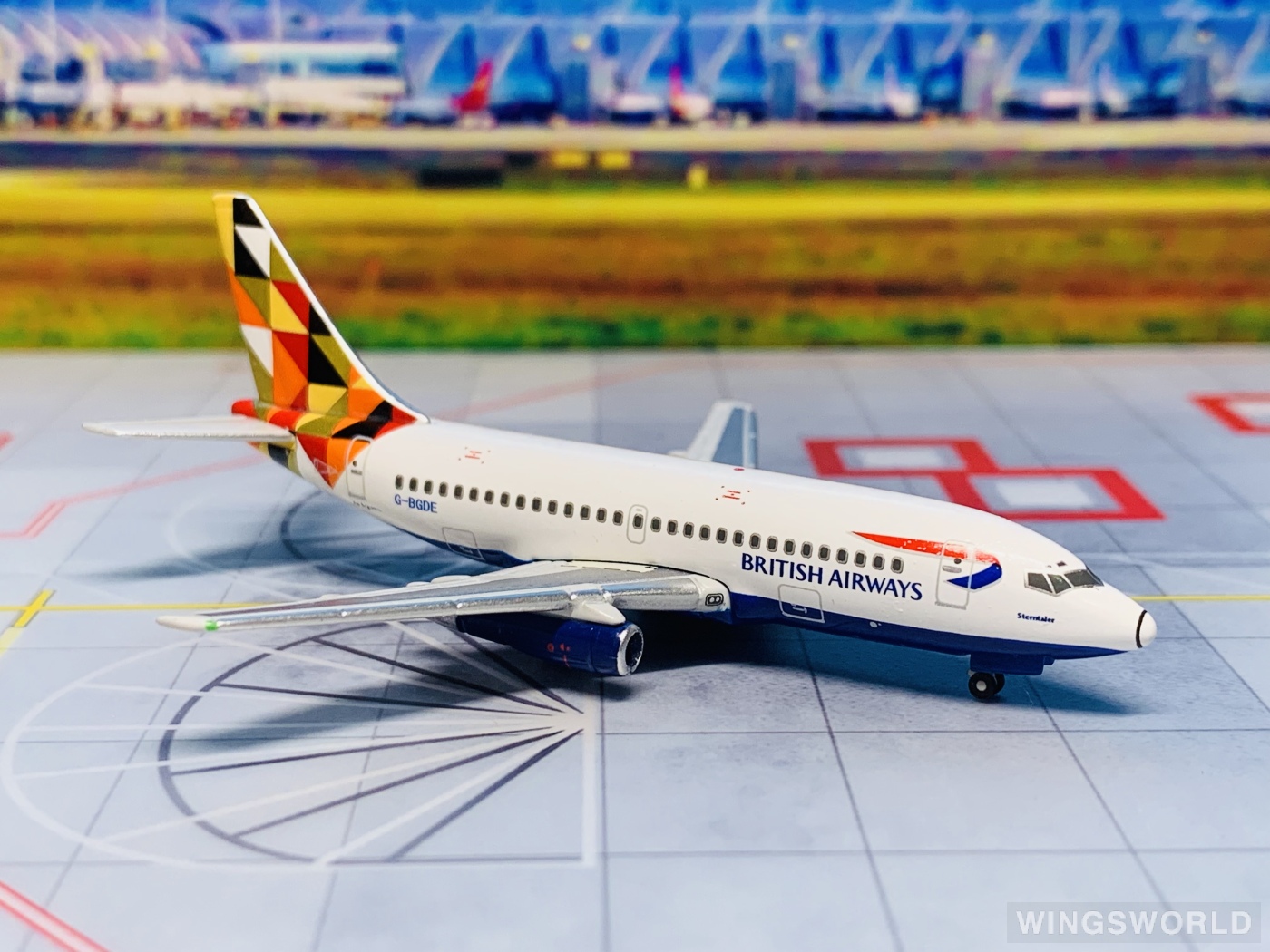 Geminijets 1:400 GJBAWSET1 British Airways 英国航空 Boeing 737-200 G-BGDE