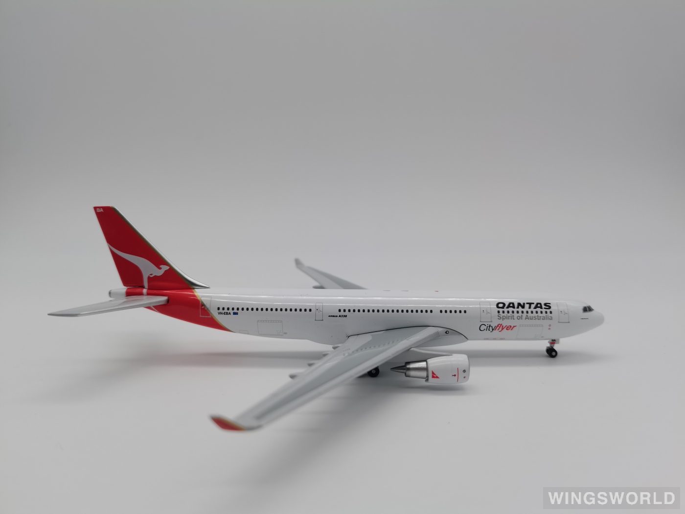 Geminijets 1:400 GJQFA378 Qantas 澳洲航空 Airbus A330-200 VH-EBA