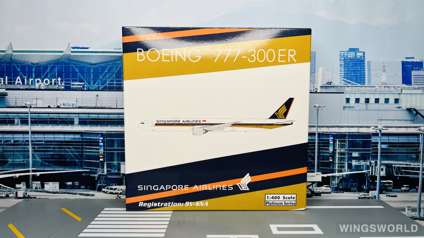 Phoenix 1:400 PH11230 Singapore Airlines 新加坡航空 Boeing 777-300ER 9V-SNA