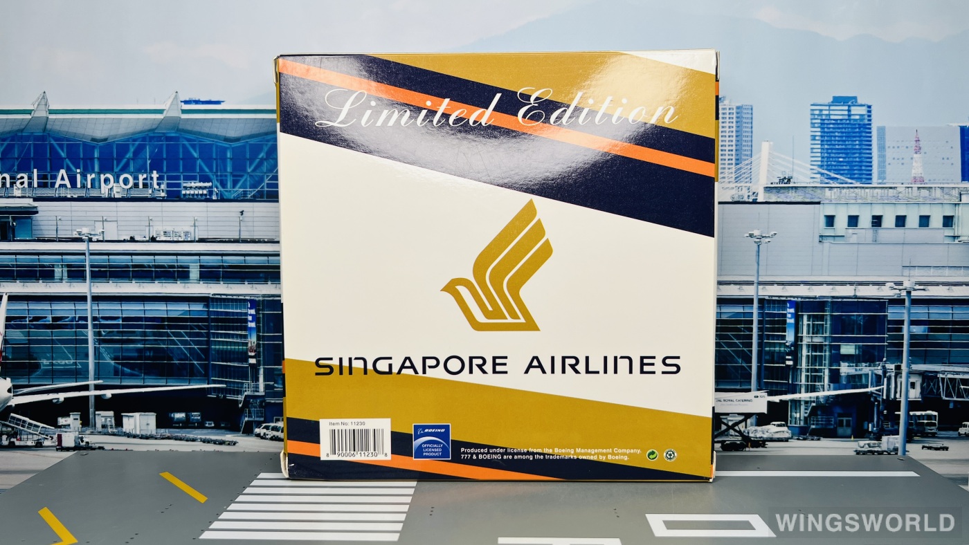 Phoenix 1:400 PH11230 Singapore Airlines 新加坡航空 Boeing 777-300ER 9V-SNA