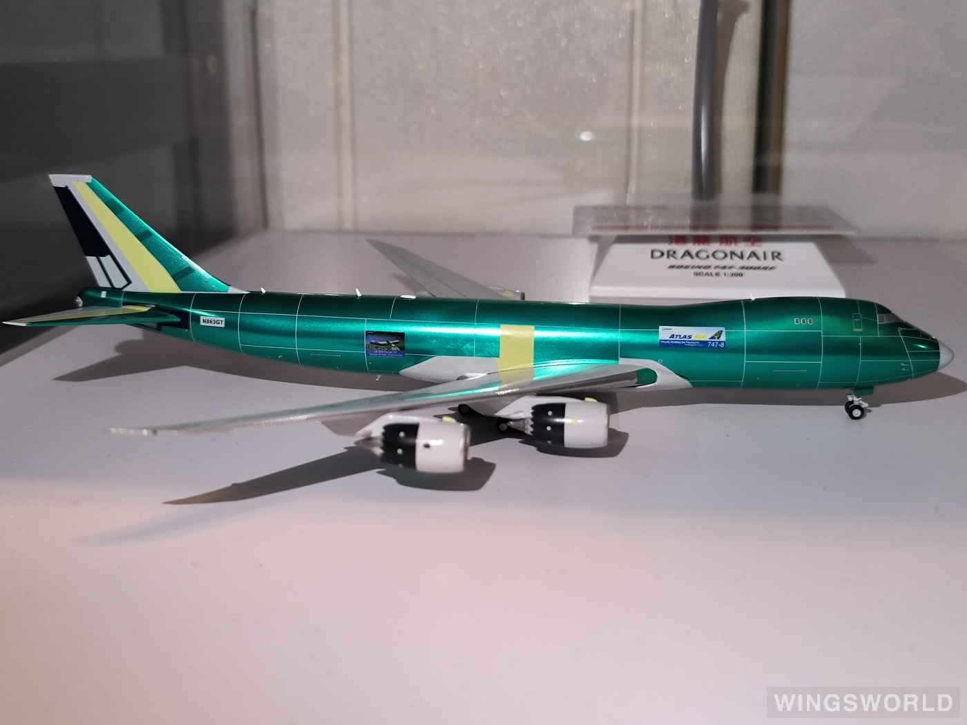 JC Wings 1:400 XX40140 Atlas Air 阿特拉斯航空 Boeing 747-8F N863GT