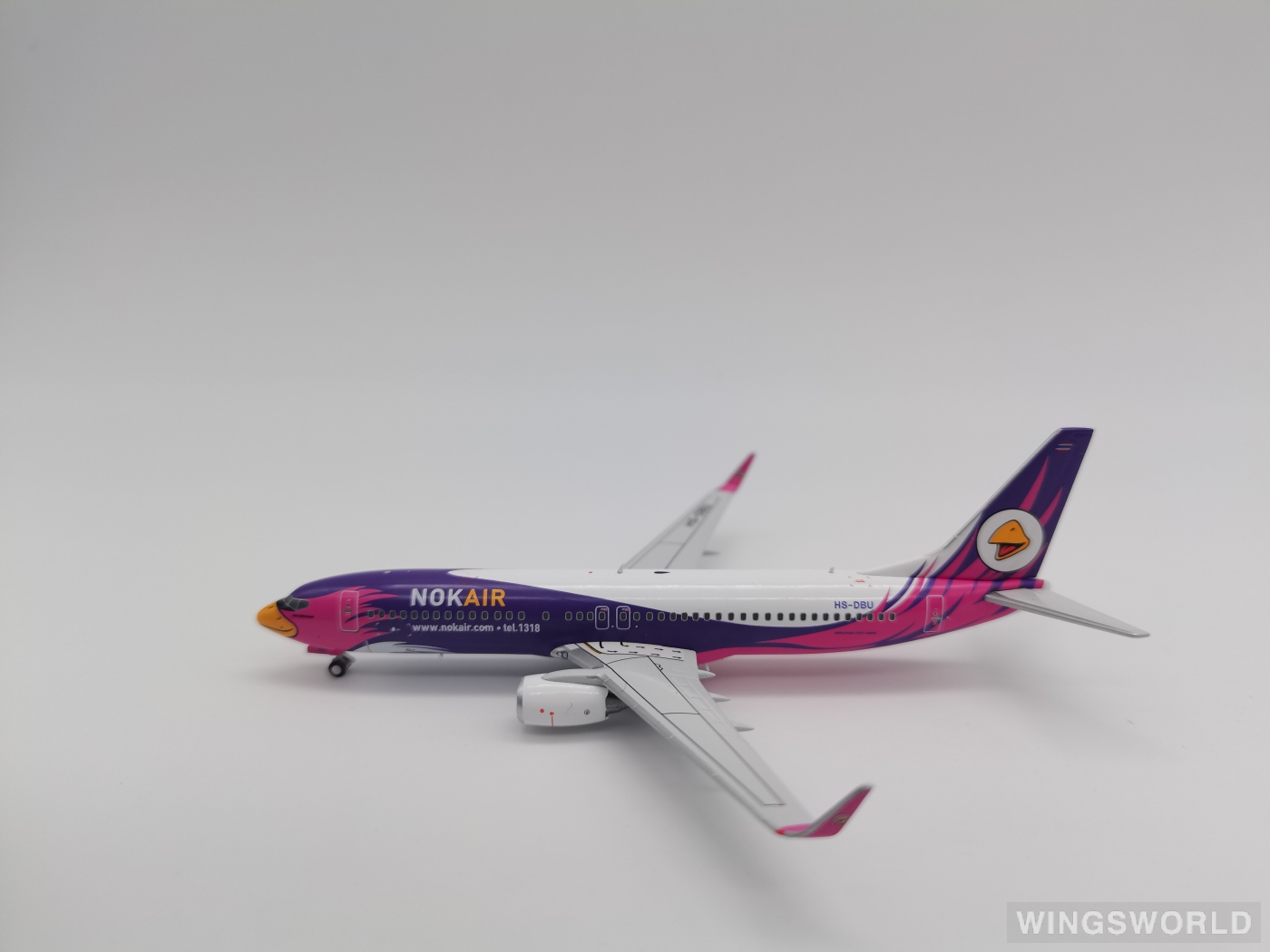 Pandamodel 1:400 62402 Nok Air 皇雀航空 Boeing 737-800 HS-DBU