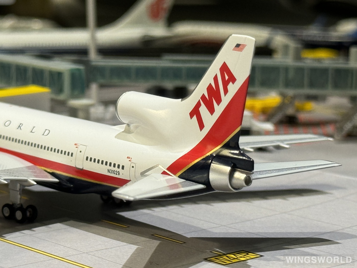 NGmodels 1:400 NG32011 TWA 环球航空 Lockheed L-1011 TriStar N31029