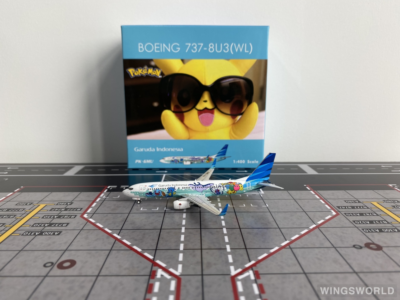 Phoenix 1:400 PH04581 Garuda Indonesia 印度尼西亚鹰航 Boeing 737-800 PK-GMU