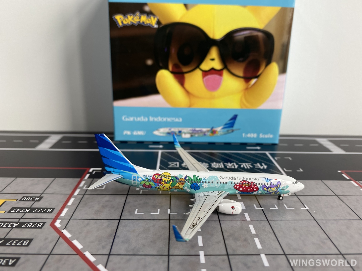 Phoenix 1:400 PH04581 Garuda Indonesia 印度尼西亚鹰航 Boeing 737-800 PK-GMU