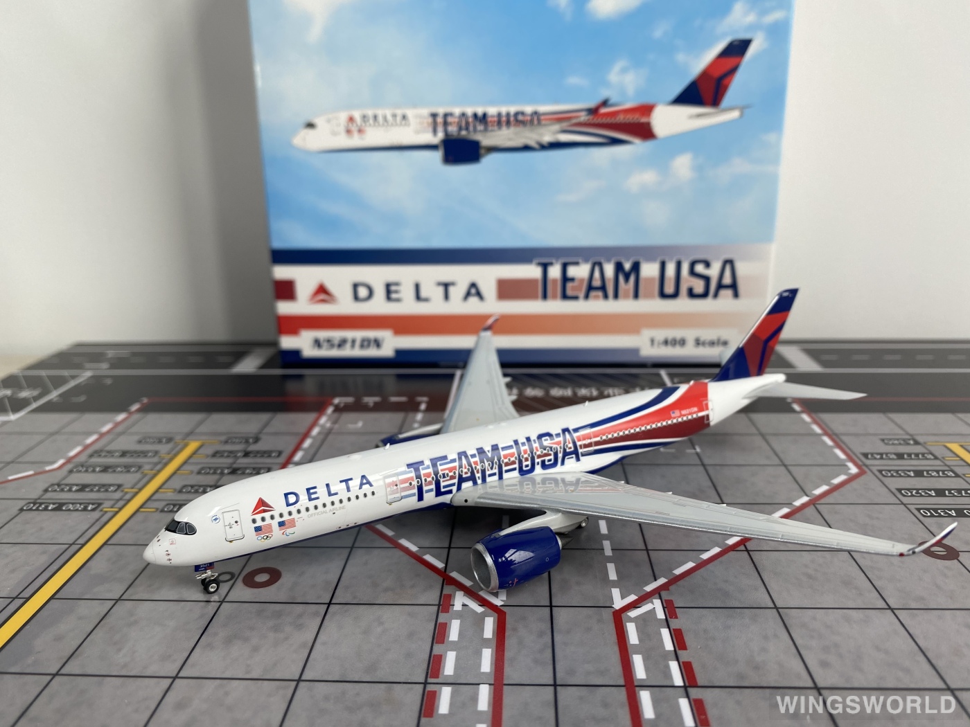 Phoenix 1:400 PH04590 Delta Air Lines 达美航空 Airbus A350-900 N521DN