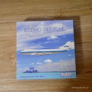 Phoenix 1:400 PH11681 KLM 荷兰皇家航空 Boeing 747-200 PH-BUG