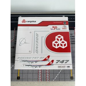 Cargolux 卢森堡货运航空 Boeing 747-8F LX-VCJ  XX40154 JC Wings 1:400