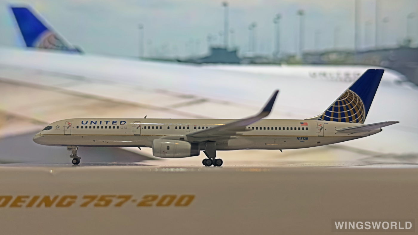 NGmodels 1:400 NG53041 United Airlines 美国联合航空 Boeing 757-200 N17128