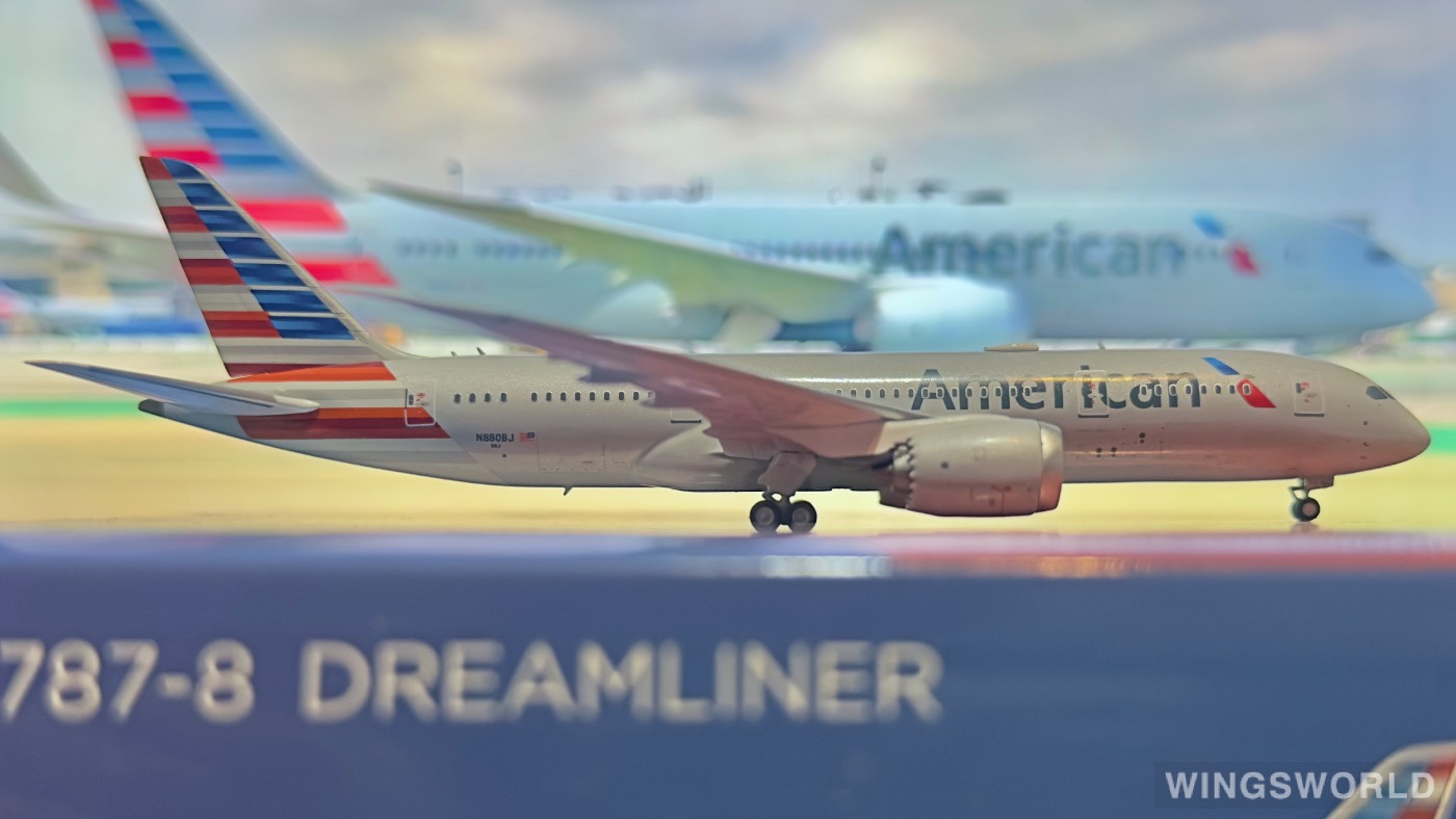 NGmodels 1:400 NG59001 American Airlines 美国航空 Boeing 787-8 N880BJ