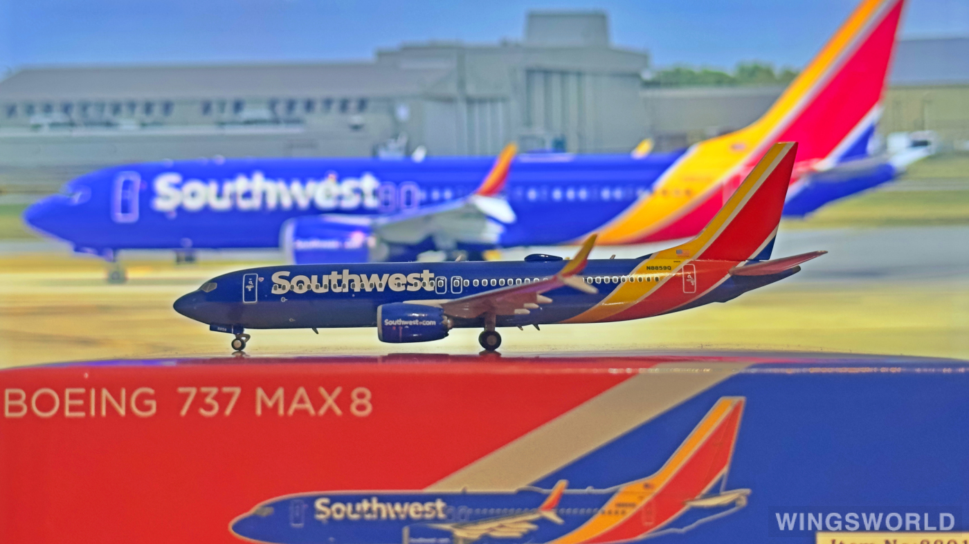 NGmodels 1:400 NG88017 Southwest Airlines 美国西南航空 Boeing 737 MAX 8 N8859Q
