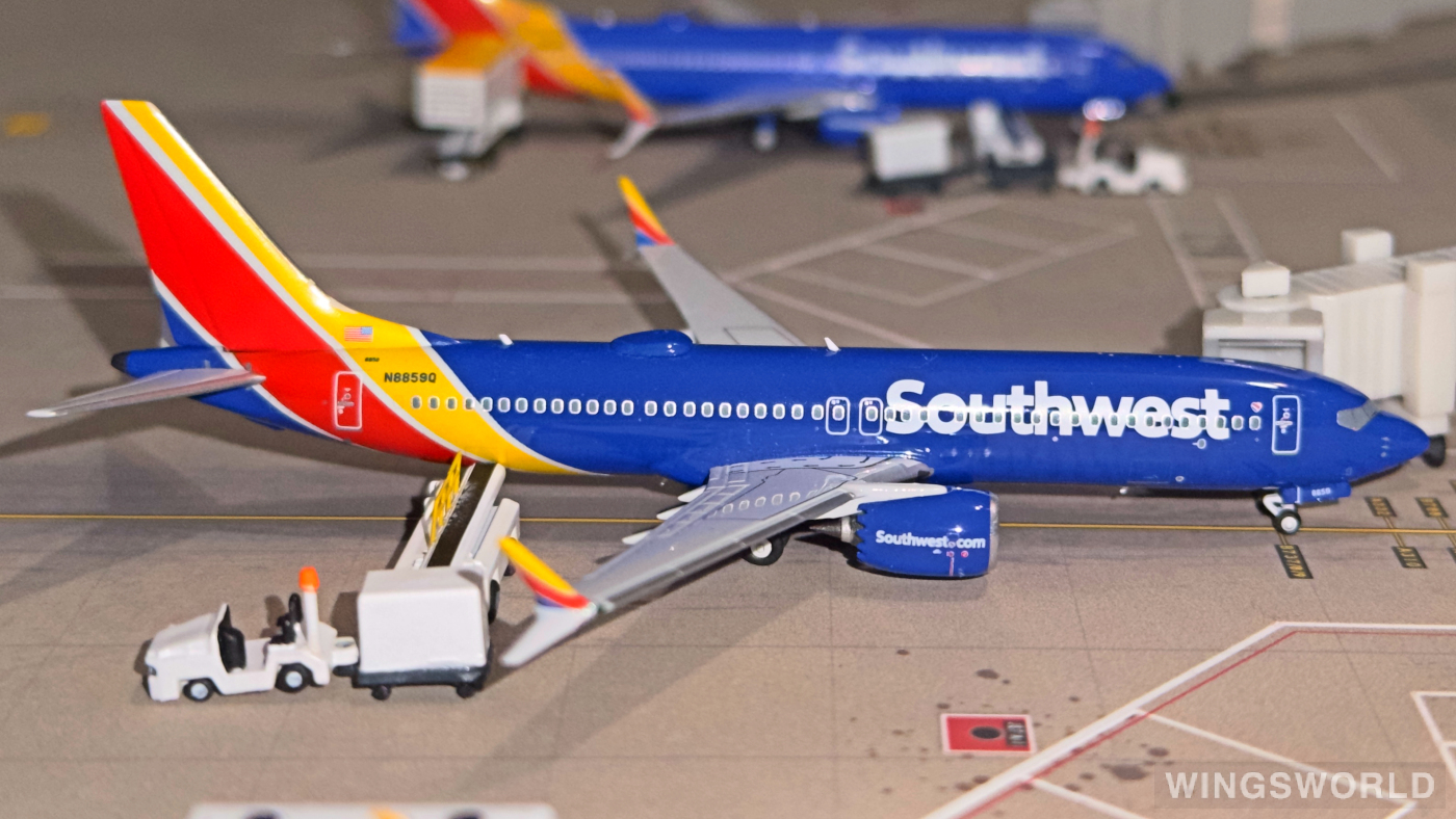 NGmodels 1:400 NG88017 Southwest Airlines 美国西南航空 Boeing 737 MAX 8 N8859Q