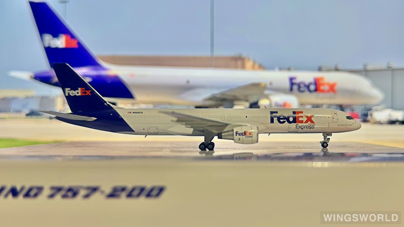 NGmodels 1:400 NG53099 FedEx 联邦快递 Boeing 757-200 N985FD