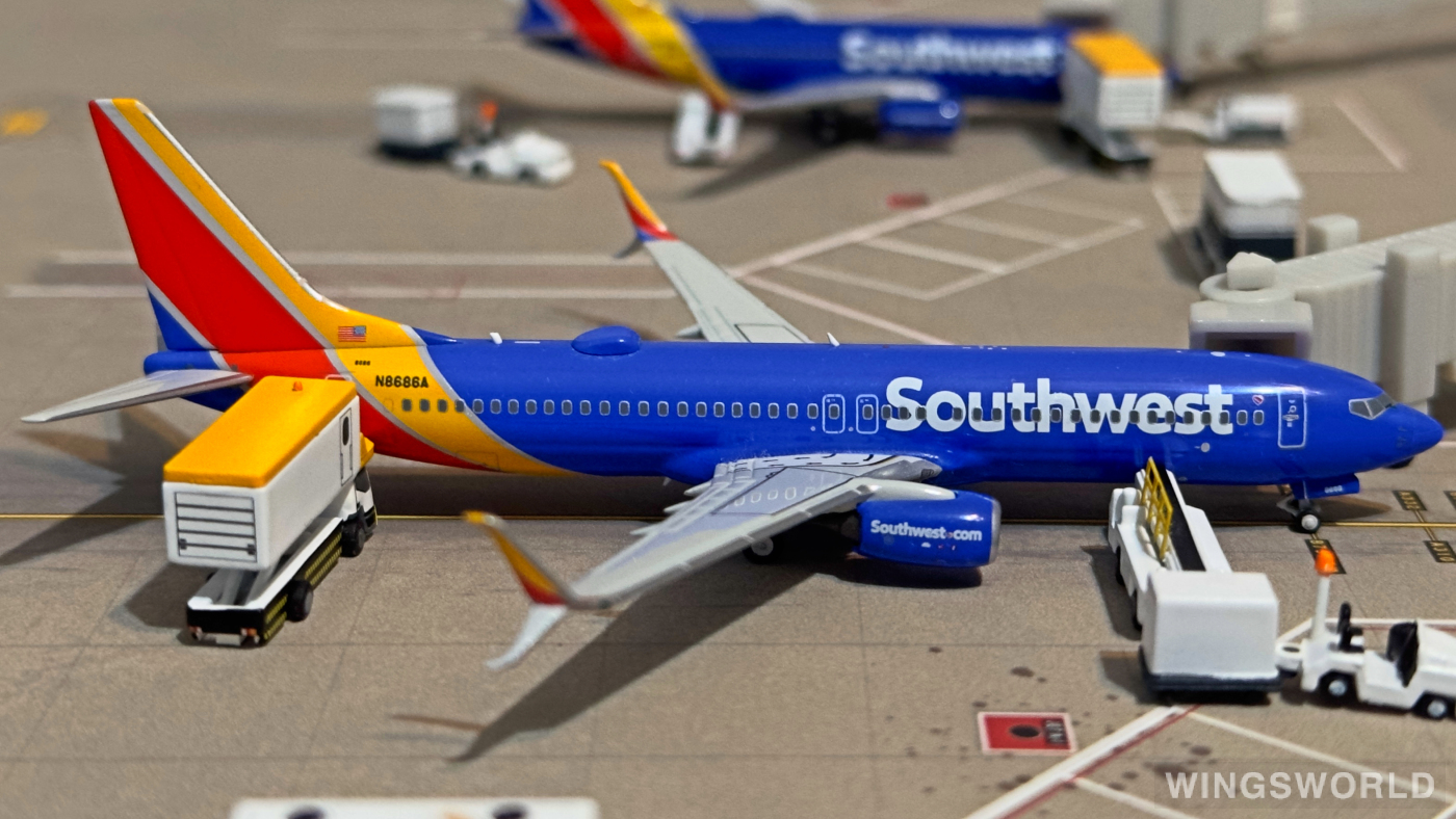 NGmodels 1:400 NG58032 Southwest Airlines 美国西南航空 Boeing 737-800 N8686A