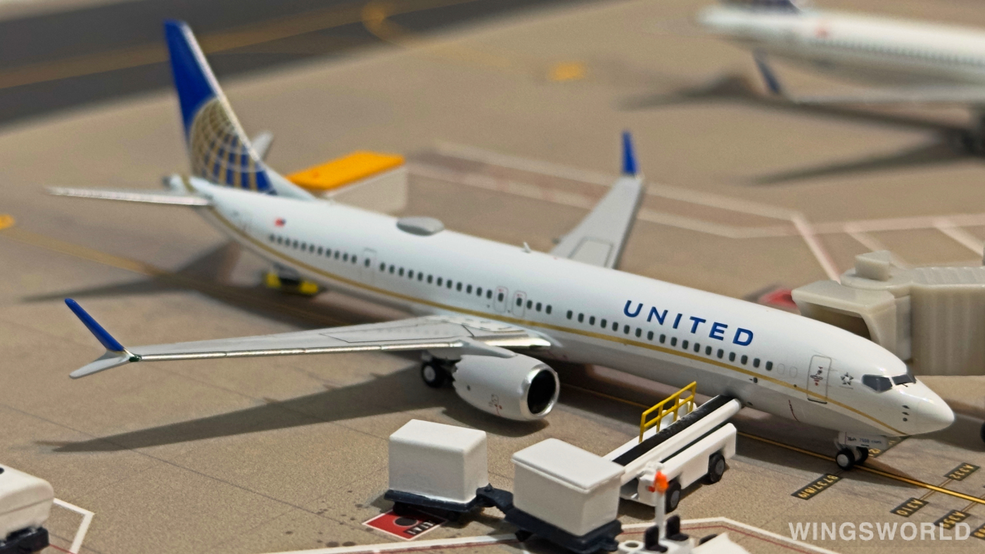 NGmodels 1:400 NG89001 United Airlines 美国联合航空 Boeing 737 MAX 9 N37508