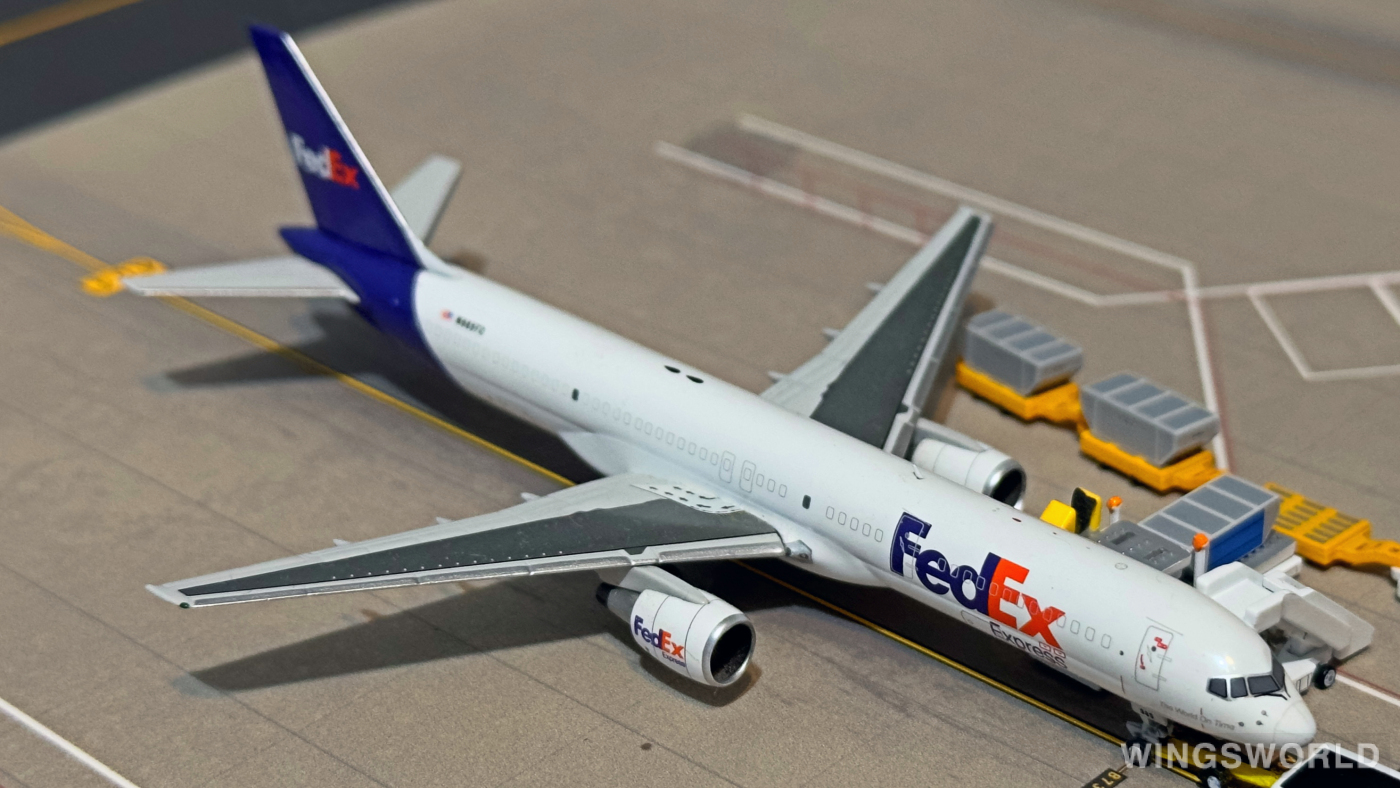 NGmodels 1:400 NG53099 FedEx 联邦快递 Boeing 757-200 N985FD