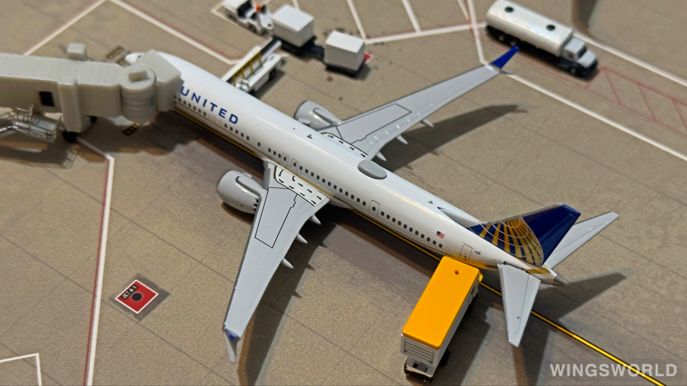 NGmodels 1:400 NG89001 United Airlines 美国联合航空 Boeing 737 MAX 9 N37508