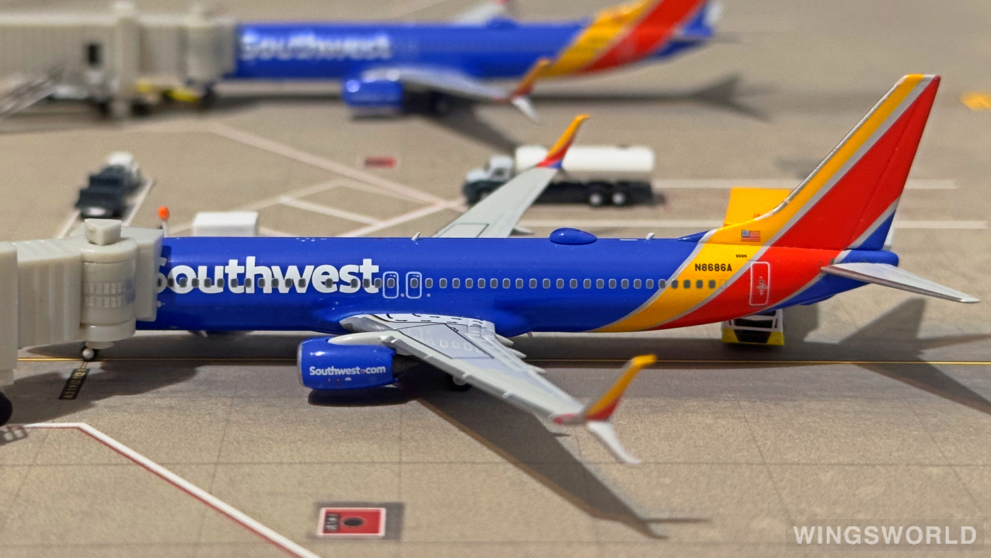 NGmodels 1:400 NG58032 Southwest Airlines 美国西南航空 Boeing 737-800 N8686A