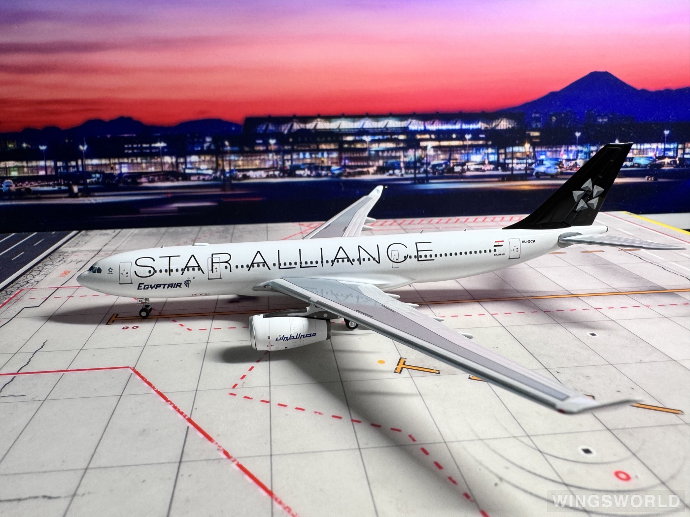 NGmodels 1:400 NG61086 EgyptAir 埃及航空 Airbus A330-200 SU-GCK