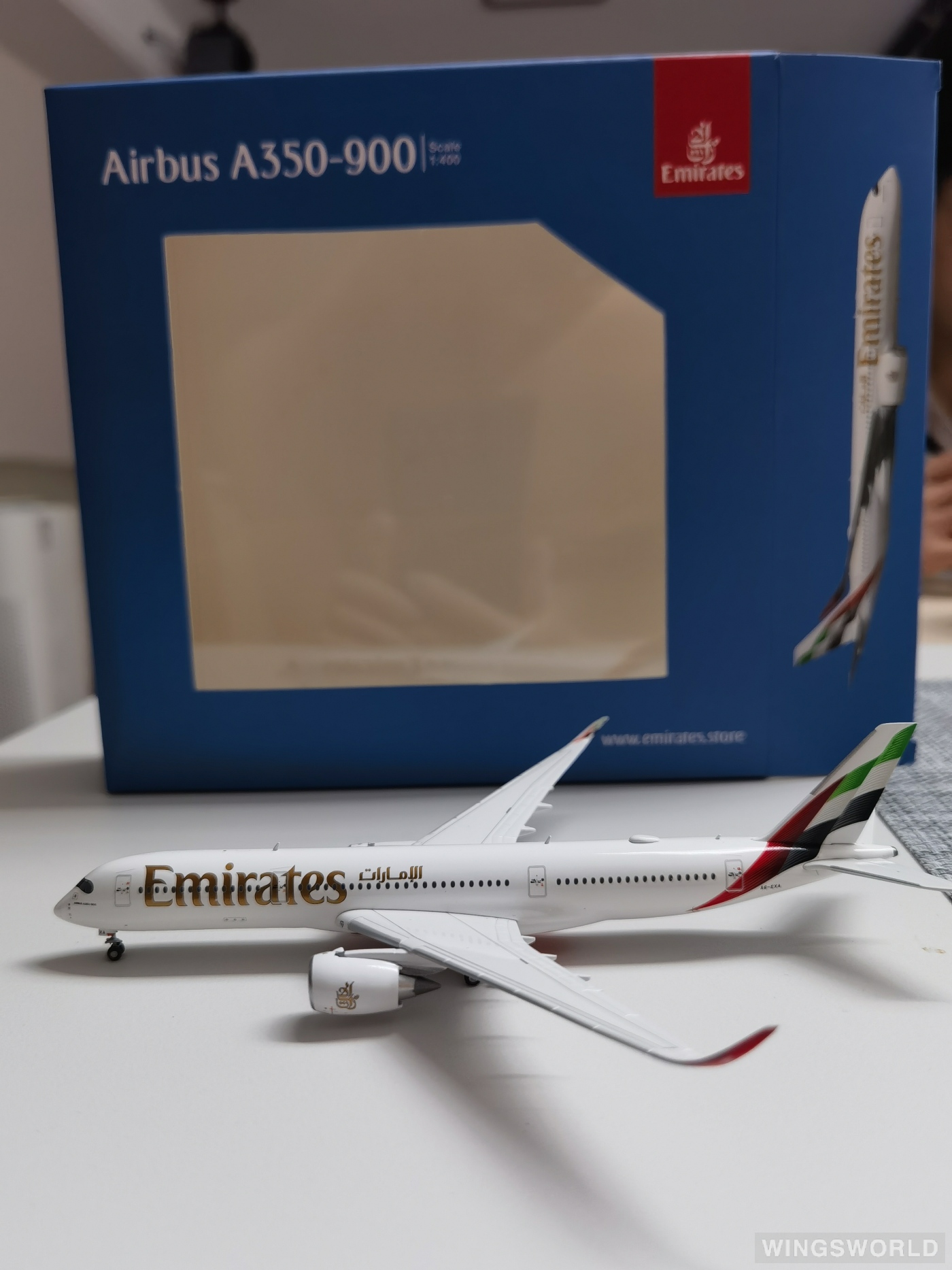 Geminijets 1:400 GJUAE2241 Emirates 阿联酋航空 Airbus A350-900 A6-EXA