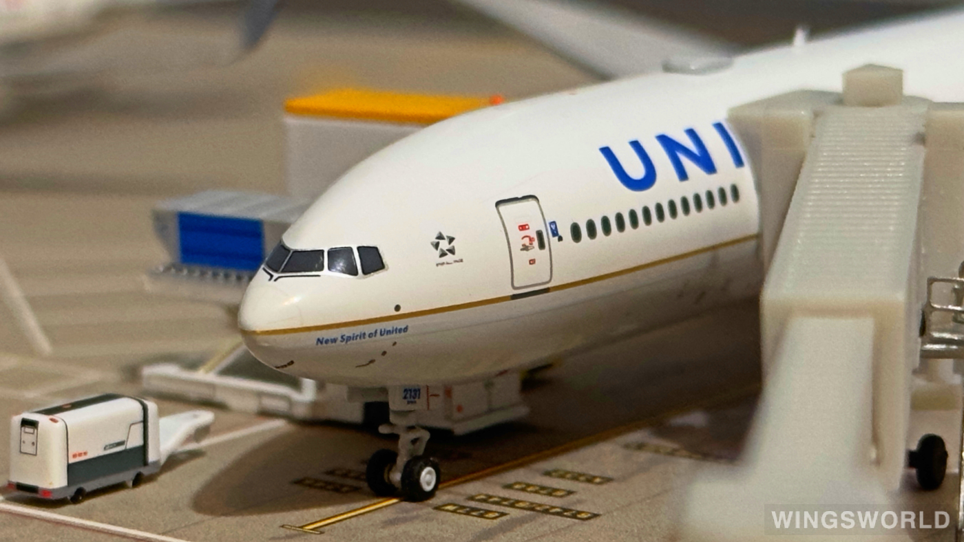 航空機・ヘリコプター 1/400 United Airlines 777-300ER NGModel Gemini Jets Boeing 777-300ER United 1:400 Scale Model - Used