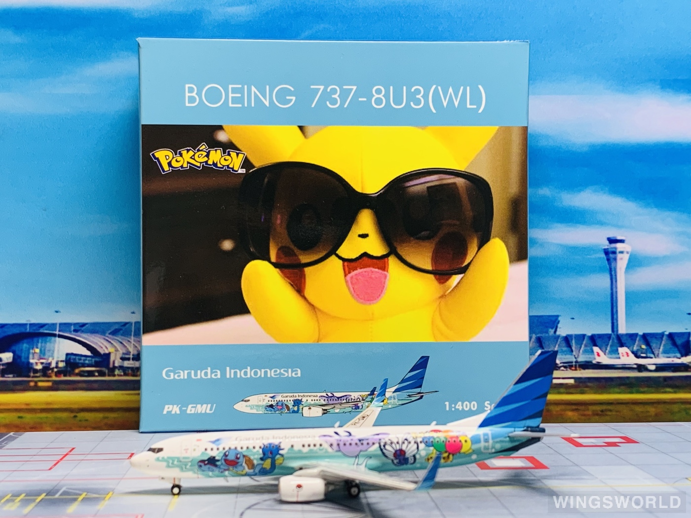 Phoenix 1:400 PH04581 Garuda Indonesia 印度尼西亚鹰航 Boeing 737-800 PK-GMU