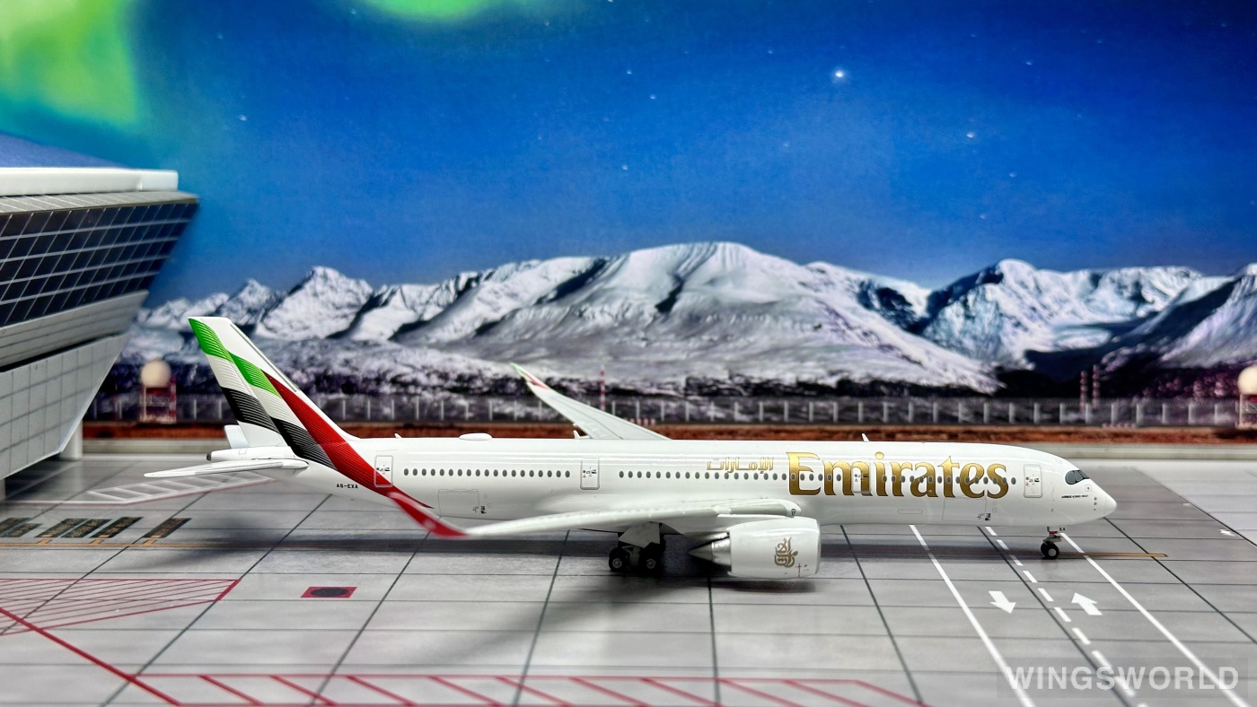 Geminijets 1:400 GJUAE2241 Emirates 阿联酋航空 Airbus A350-900 A6-EXA