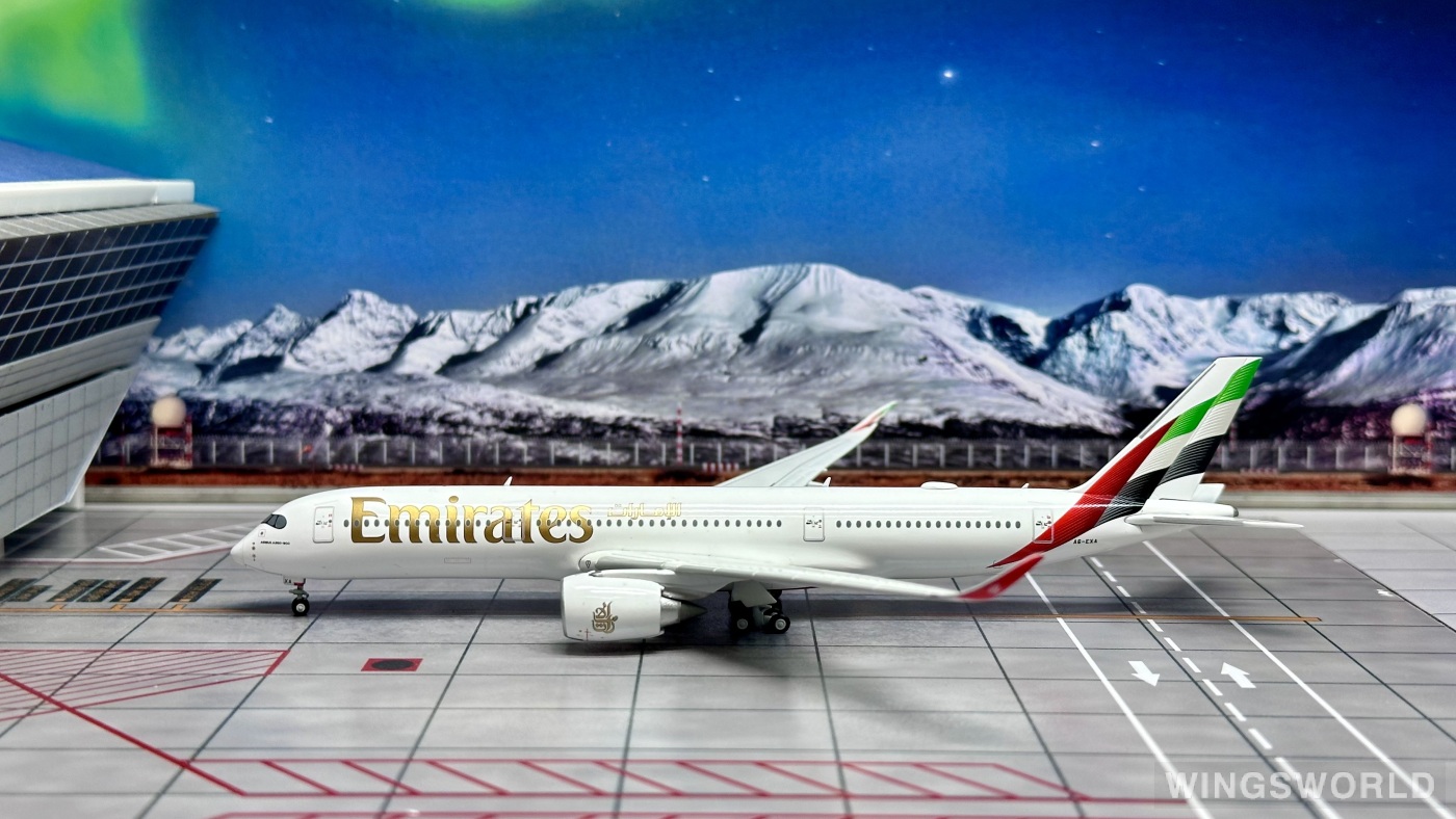 Geminijets 1:400 GJUAE2241 Emirates 阿联酋航空 Airbus A350-900 A6-EXA