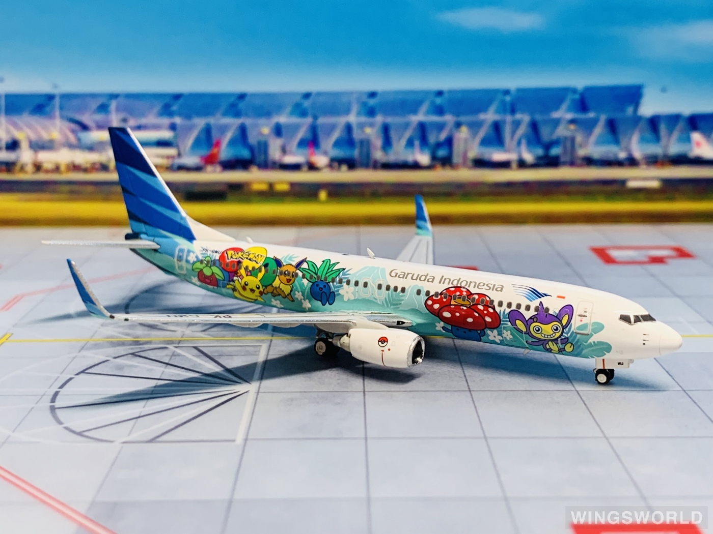 Phoenix 1:400 PH04581 Garuda Indonesia 印度尼西亚鹰航 Boeing 737-800 PK-GMU