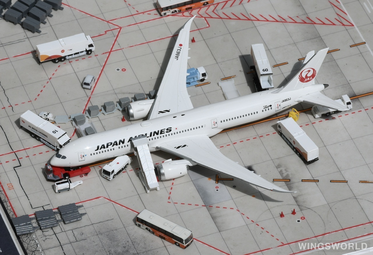 NGmodels 1:400 NG55065 Japan Airlines 日本航空 Boeing 787-9 JA863J