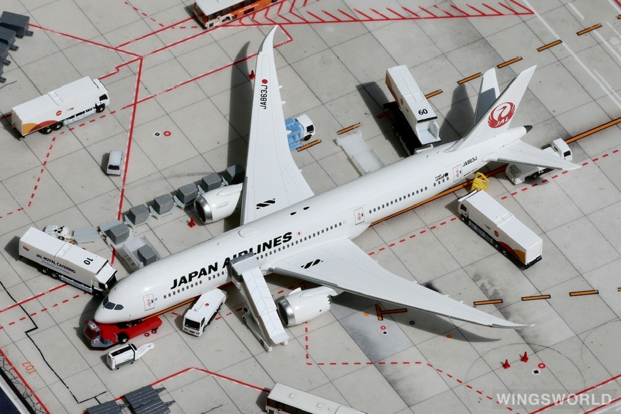 NGmodels 1:400 Boeing 787-9 Japan Airlines 日本航空NG55065 JA863J