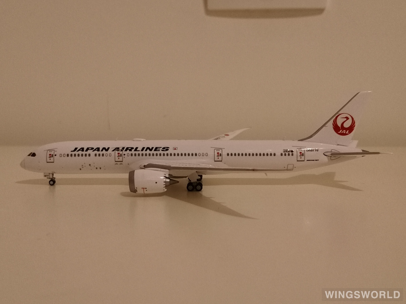 JC Wings 1:400 Boeing 787-9 Japan Airlines 日本航空EW4789007