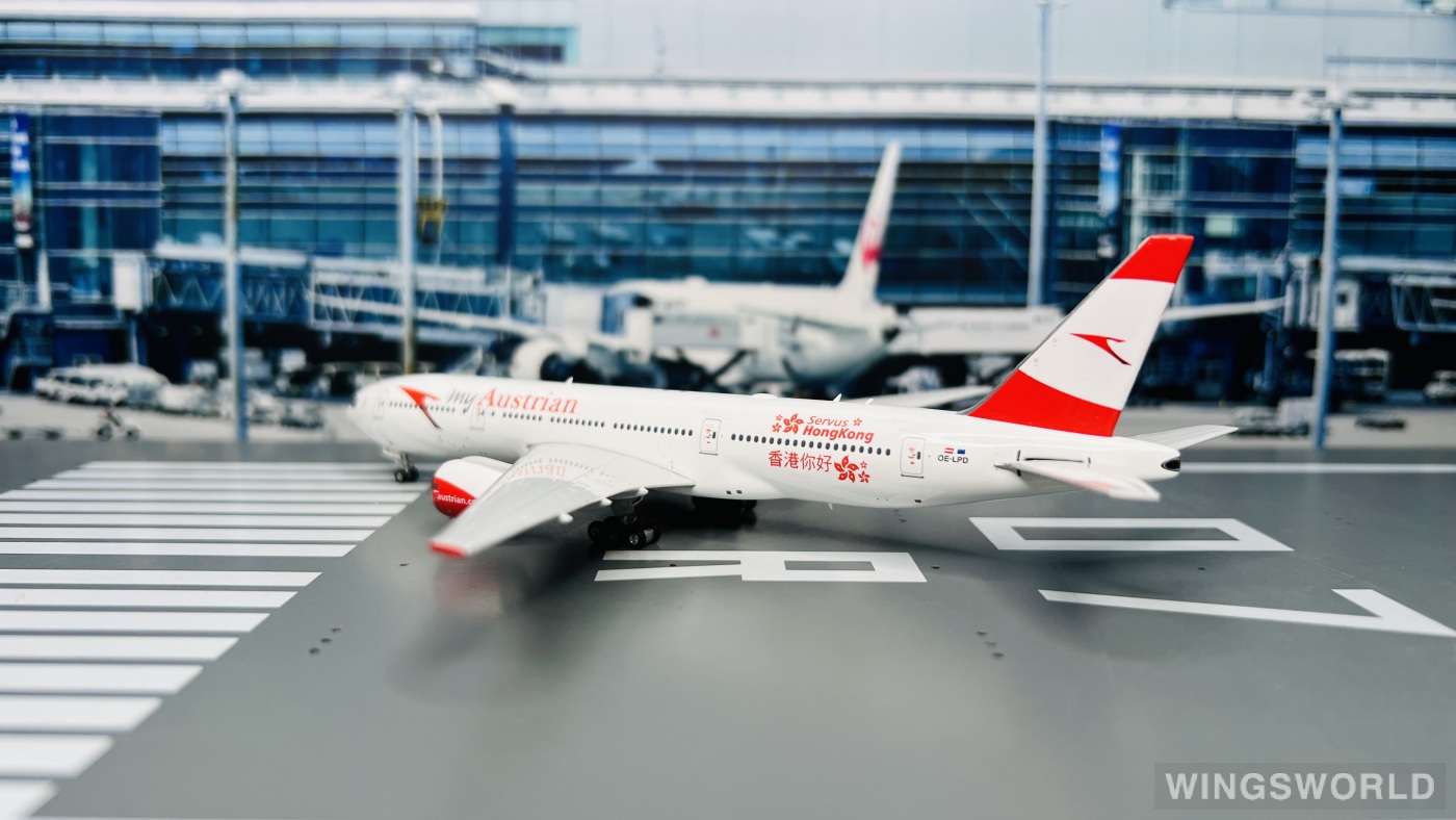 Phoenix 1:400 PH04109 Austrian Airlines 奥地利航空 Boeing 777-200 OE-LPD