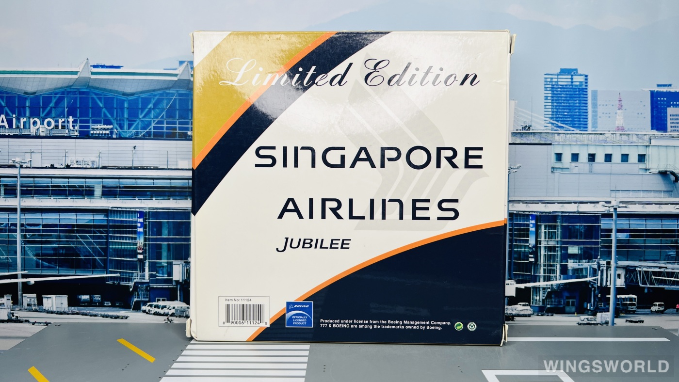 Phoenix 1:400 PH11124 Singapore Airlines 新加坡航空 Boeing 777-200 9V-SRJ