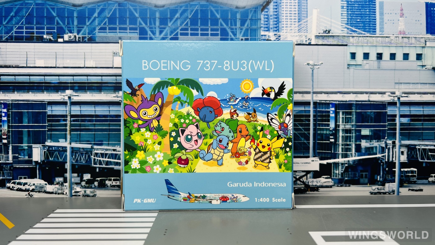 Phoenix 1:400 PH04581 Garuda Indonesia 印度尼西亚鹰航 Boeing 737-800 PK-GMU