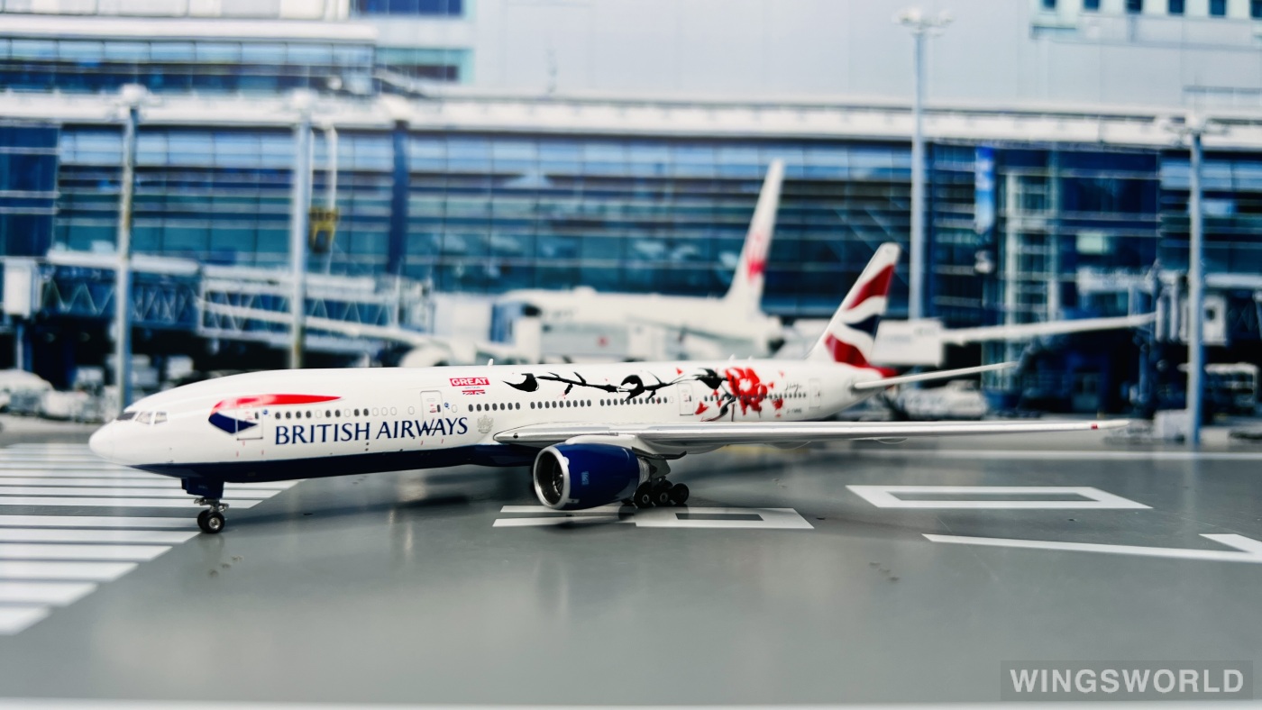 Phoenix 1:400 PH11090 British Airways 英国航空 Boeing 777-200 G-YMML