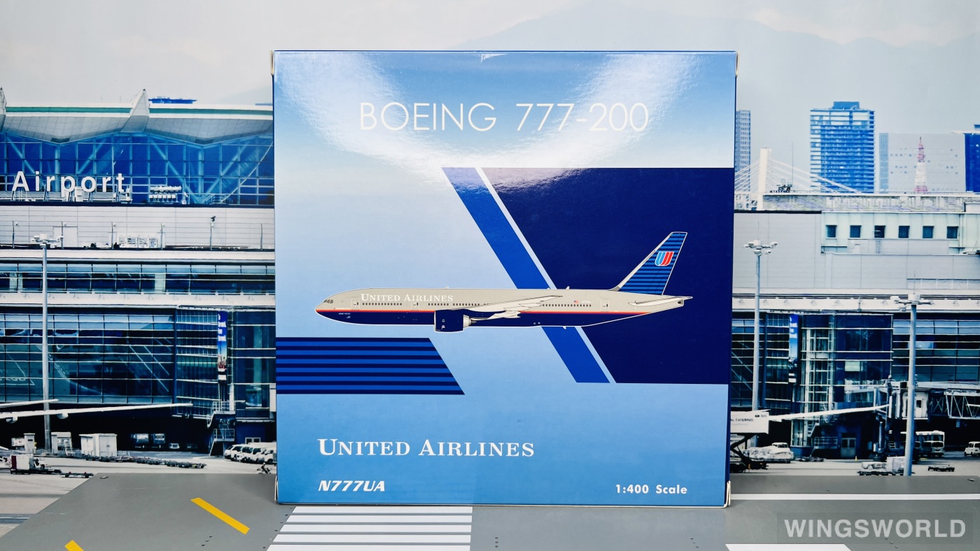 Phoenix 1:400 PH04508 United Airlines 美国联合航空 Boeing 777-200 N777UA