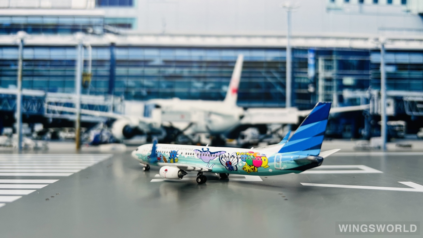 Phoenix 1:400 PH04581 Garuda Indonesia 印度尼西亚鹰航 Boeing 737-800 PK-GMU