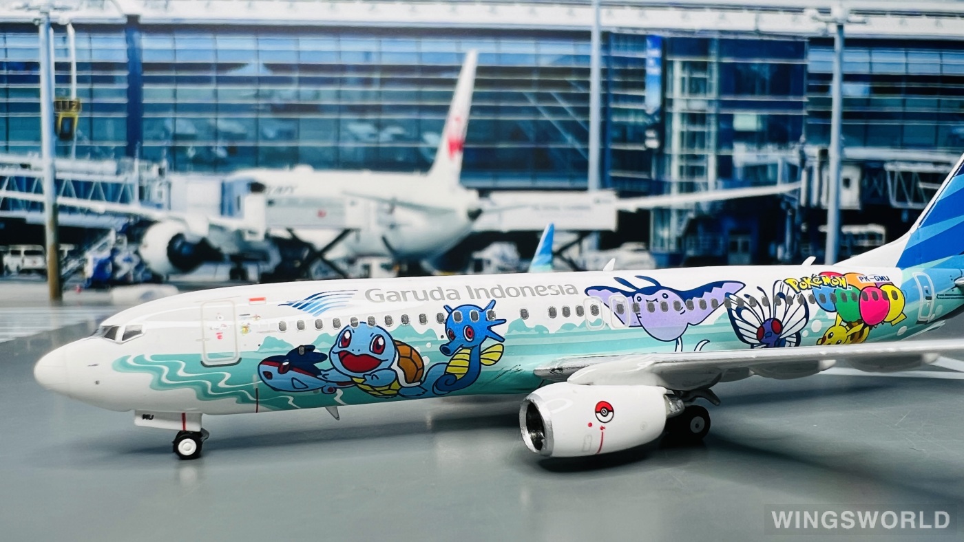 Phoenix 1:400 PH04581 Garuda Indonesia 印度尼西亚鹰航 Boeing 737-800 PK-GMU