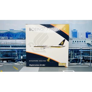 Singapore Airlines 新加坡航空 Boeing 777-200 9V-SRJ 1990s colors. With 