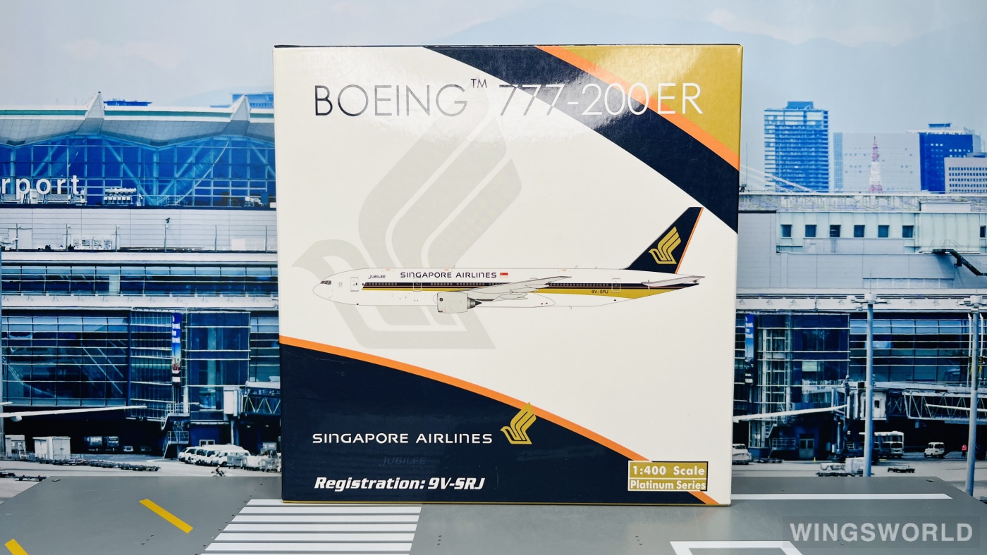 Phoenix 1:400 PH11124 Singapore Airlines 新加坡航空 Boeing 777-200 9V-SRJ