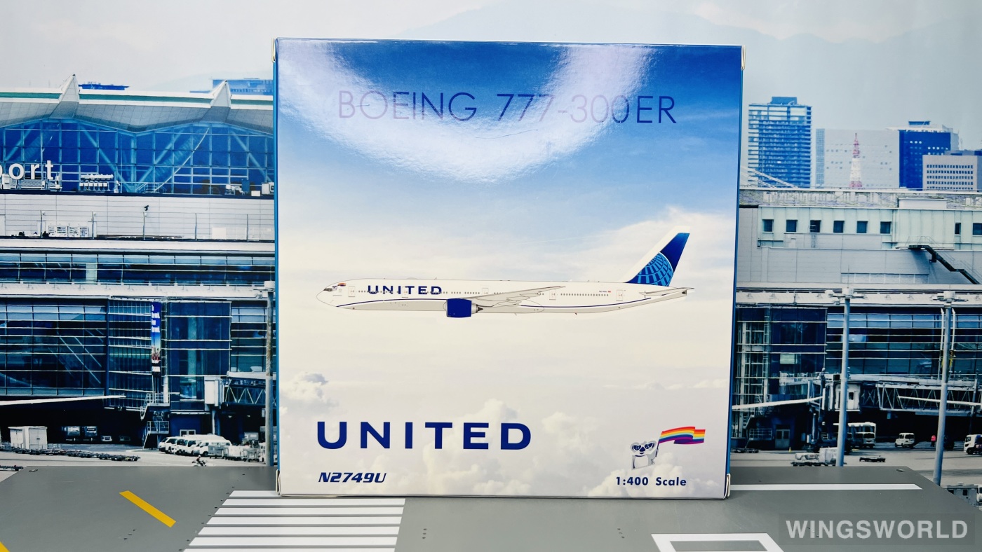 Phoenix 1:400 PH04550 United Airlines 美国联合航空 Boeing 777-300ER N2749U